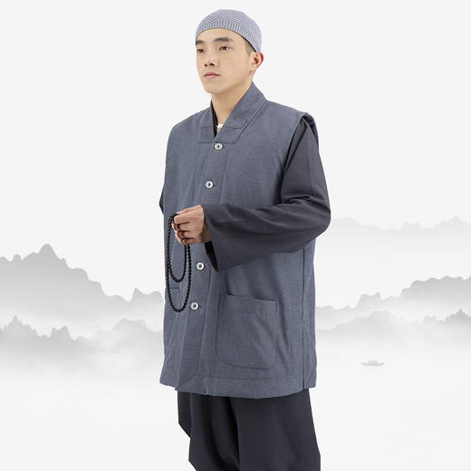 普兴汇经·毛呢加绒马甲 商品图2