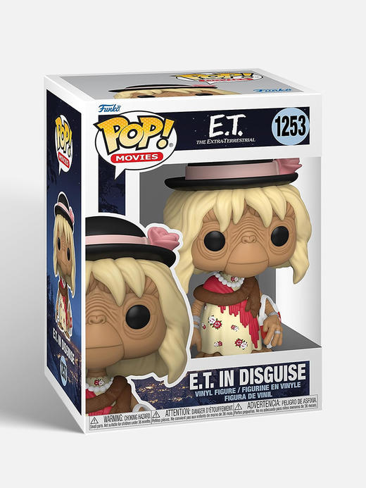 Funko POP Movies E.T. 40th E.T. in disguise电影E.T.外星人乔装的E.T.手办 63990 商品图4