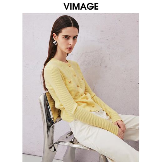 VIMAGE纬漫纪春季新款时尚休闲显瘦牛仔裤V2105715 商品图2