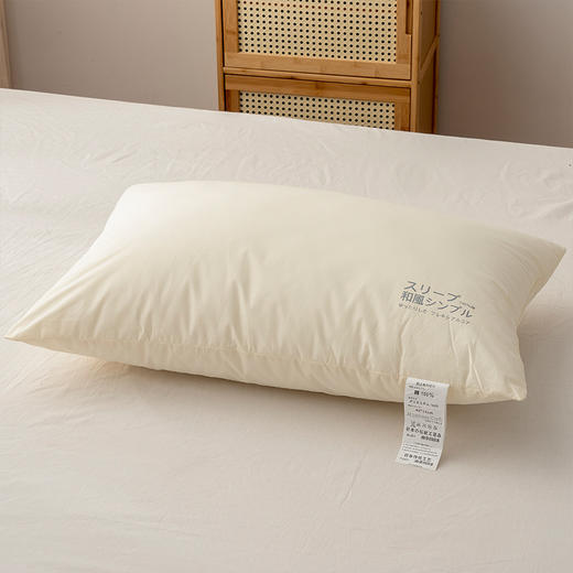 【烫画枕】烫画柔软平角单边枕芯全棉高支酒店蓬松高枕头 商品图2