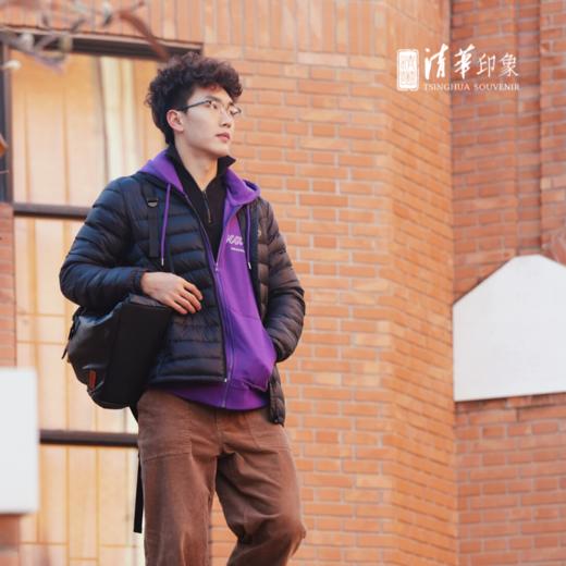 清华文创英文款拉链帽衫 商品图5