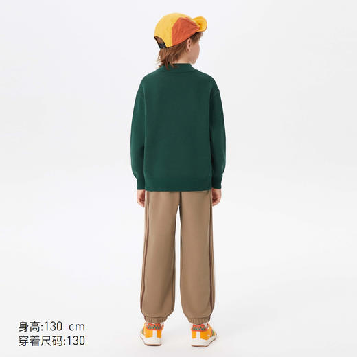 【MQD】童装男大童冬新款童趣字母半高领毛衣 商品图3