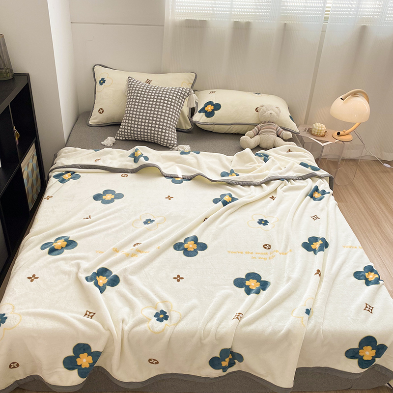 慢醒牛奶绒毛毯100*150