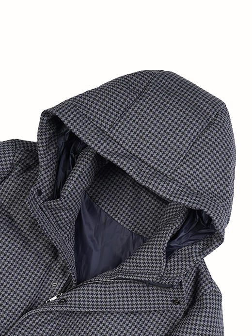 callisto藏青精选霍尔多巴吉白鹅绒羽绒服 FSFED159C 商品图1