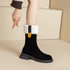 舒适保暖，厚底加绒毛毛鞋马丁靴XWJ-X180-16 商品缩略图1