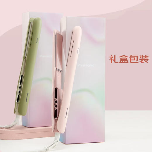 松下（Panasonic） 卷直发器奶油棒直发卷发两用直板夹短发礼物女朋友送礼实用打理刘海烫女造型卷发棒负离子润护 EH-HV31-P405微醺粉 商品图5