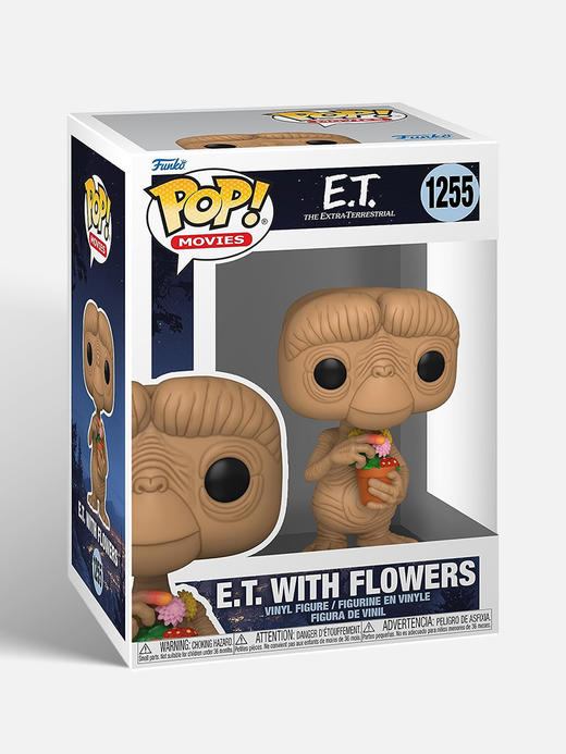 Funko POP Movies E.T. 40th E.T. w/ flowers电影 E.T.外星人E.T.与花手办 63992 商品图4