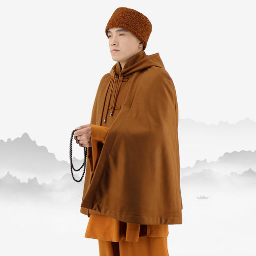 普兴汇经·毛呢加绒伸手披风 商品图2