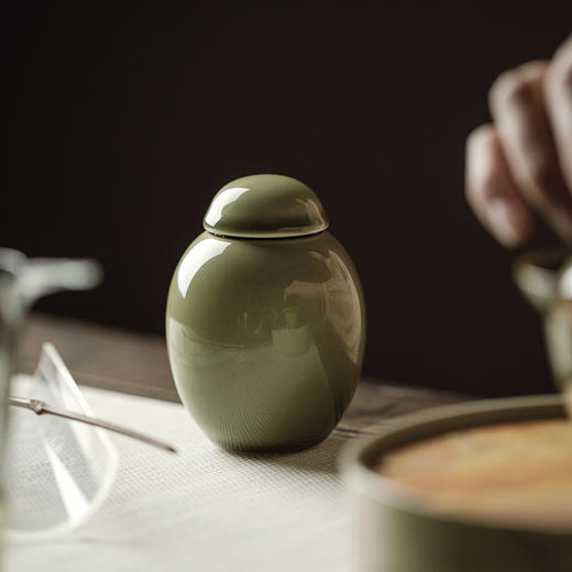 束刻 <青瓷茶叶罐> 商品图0