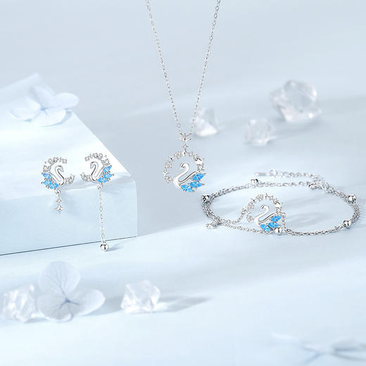 【星河天鹅】S925银项链【JHY-N001366B】 商品图3