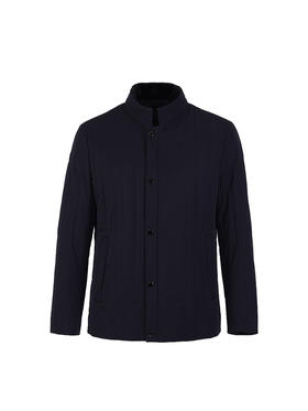 callisto藏青新中式小立领尼克服 FSFUR036T