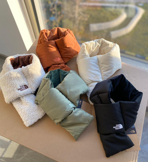 韩国订单正品北面羊羔毛tnf围巾围脖1131 商品图0