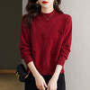 短款毛衣女小个子加厚内搭半高领打底衫时尚洋气上衣CC-27-2393 商品缩略图2