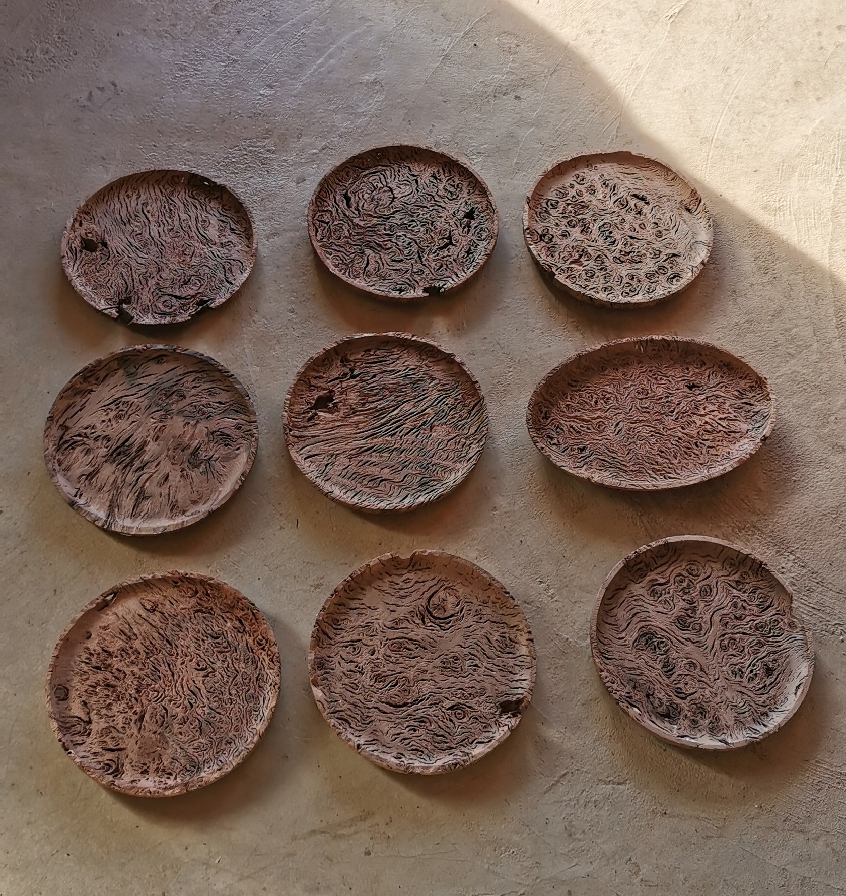 限量 栎木树榴果盘