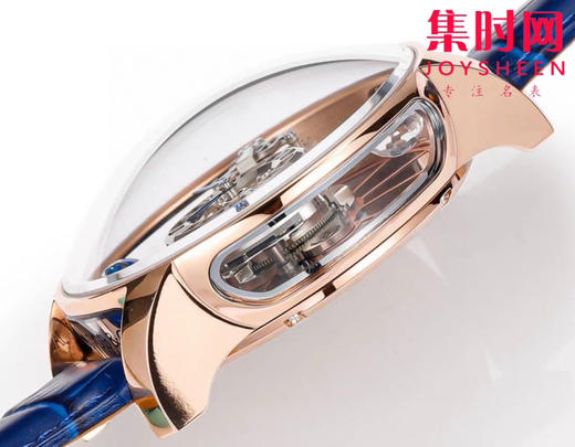 令人赞叹的一体陀飞轮机芯
【 Jacob&Co. 】捷克豹 天体系列双轴陀飞轮腕表 商品图4