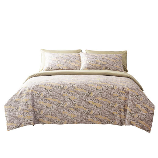 KGD-015 动物世界贡缎印花四件套 商品图0