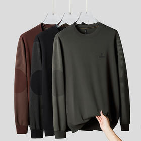 【圈】【新款DDP】大依优型大码长袖卫衣加肥加大肥佬休闲商务宽松透气上衣秋装打底