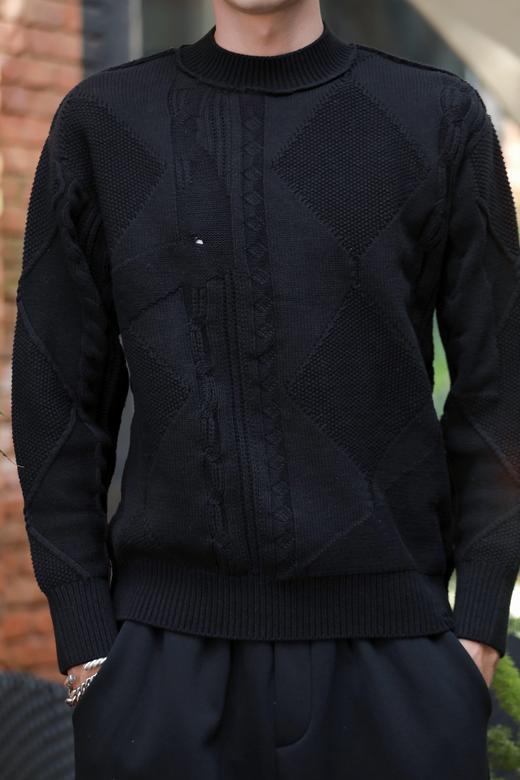 S333543166纯色套头针织衫 商品图1