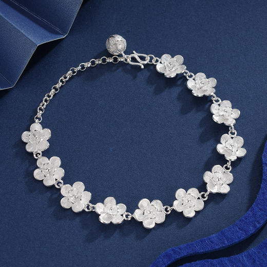 子佩集S990银【香径留连】手链【QFSL012】花丝2312 商品图2