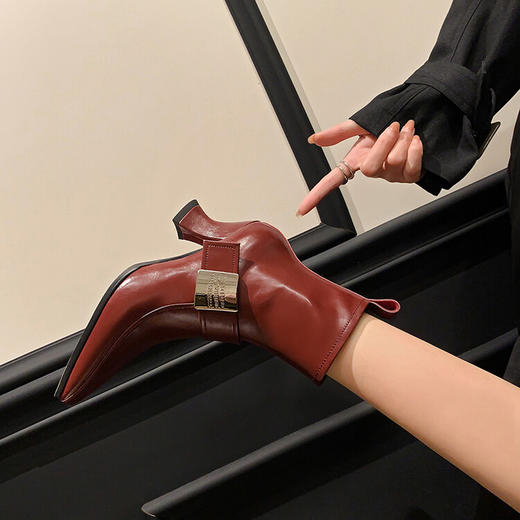 小众轻奢女鞋，里外全皮哦，舒适度超高DJ-A1992 商品图2