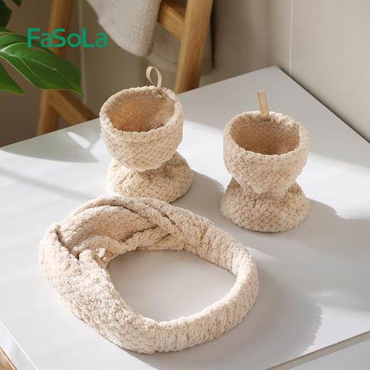 FaSoLa洗脸发带网红气质洗漱防流水防湿束发带敷面膜神器简约头带女 商品图4