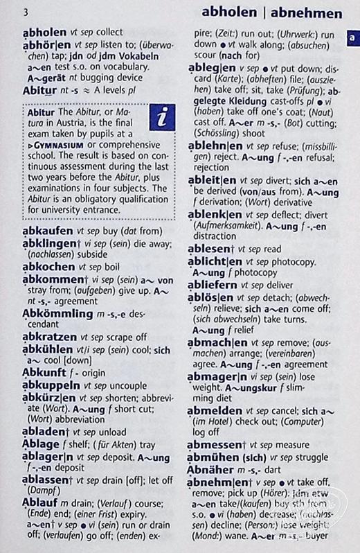 【中商原版】牛津德语迷你词典 Oxford German Mini Dictionary 原版进口 德语词典字典 参考书词典工具书 牛津大学出版 商品图4