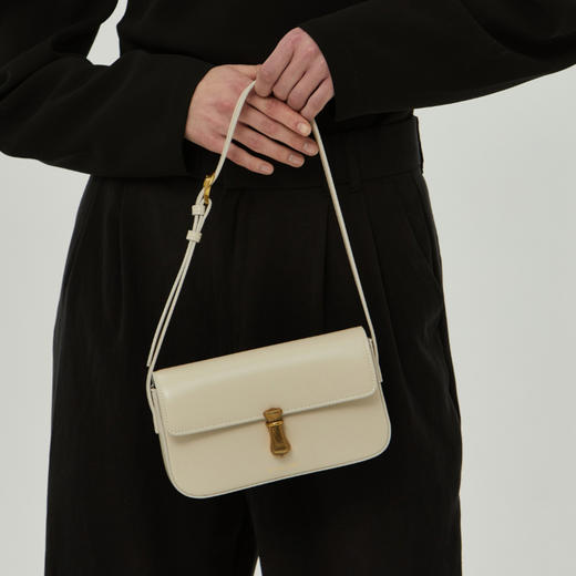 西木汀 第一眼 牛皮小包包女小众单肩腋下包百搭质感斜挎包 商品图2