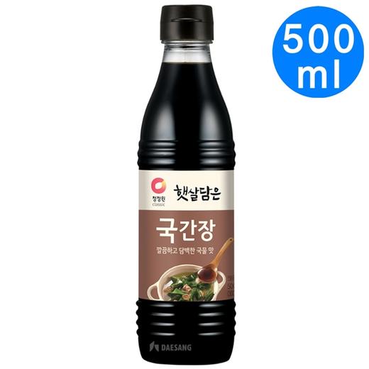 清净园自然酿造汤酱油500ml청정원 자연숙성 국간장 商品图0
