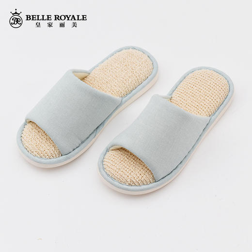 男女款棉麻透气吸汗健康亲肤情侣款拖鞋PS20818/PS20819 商品图2