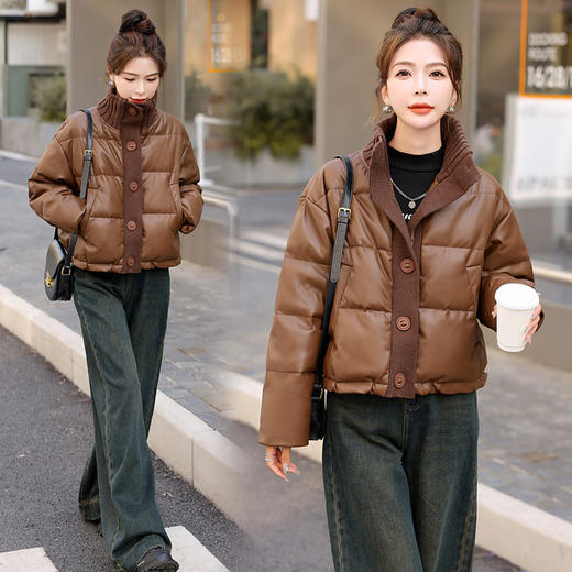 爆款加厚白鸭绒，面包服外套免洗羽绒服HR-YF9573A 商品图1