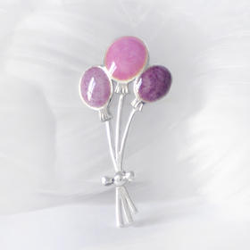 欢欣时刻 /  925银珐琅胸针【定制：7-15天】 ○ 箭儒工房