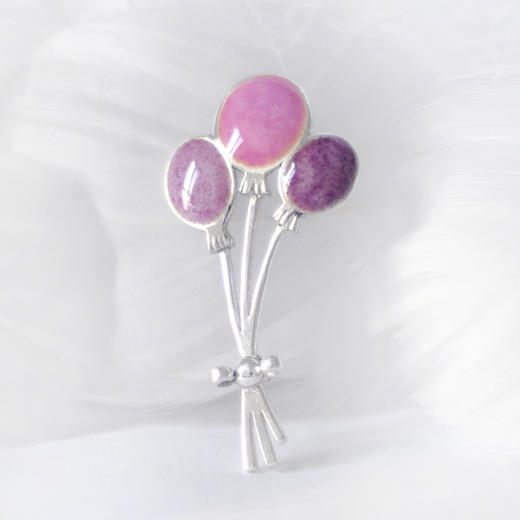 欢欣时刻 /  925银珐琅胸针【定制：7-15天】 ○ 箭儒工房 商品图0