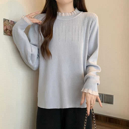 秋冬大码女装针织衫上衣】时尚搭配洋气内搭 宽松百搭长袖打底衫 商品图8