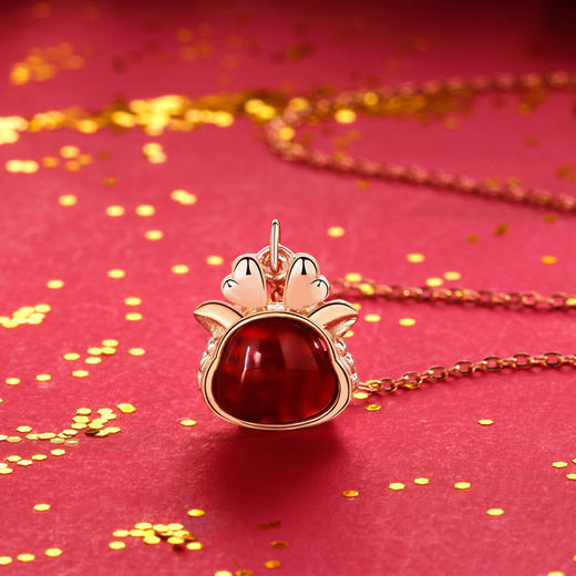 【招财萌蛇套装❗️s925纯银国潮三件套】原创手链女+项链+耳钉 新中式国潮生肖蛇本命年好货QQ手工饰品情人节 商品图8