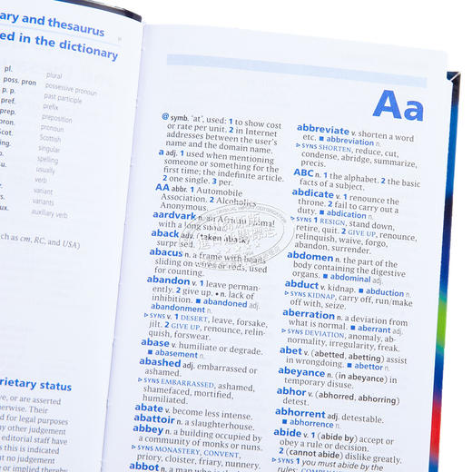 【中商原版】彩色牛津辞典 Colour Oxford Dictionary & Thesaurus英文原版进口 英语字典 教辅参考书词典工具书 牛津大学出版 商品图3