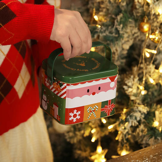 年终大促！【圣诞平安夜！伴手礼盒】创意新款圣诞苹果盒平安夜平安果包装盒马口铁盒圣诞装饰礼品包装，满溢着新年的喜悦与祥和，为你带来浓厚而温馨的圣诞氛围。ry 商品图6