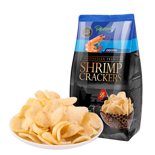 啪啪通虾片（原味）85g*4 商品图1