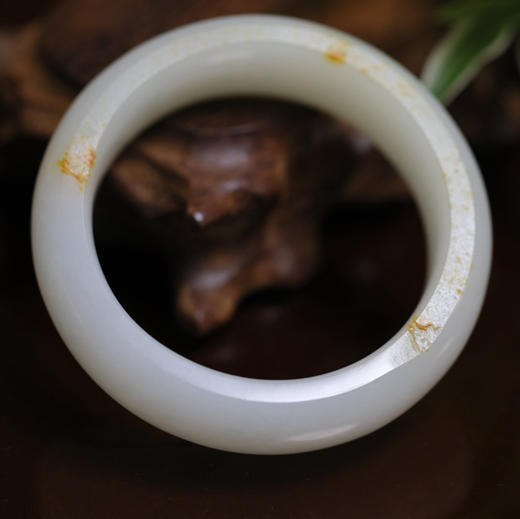 和田玉（白玉）籽料手镯--平安镯58# 商品图1