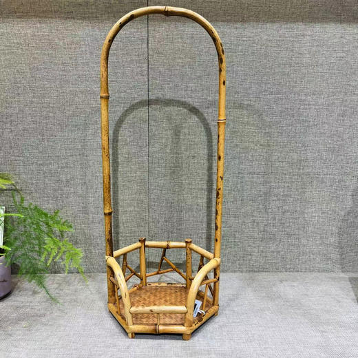 惠山手提禅意花篮花架/竹凉炉架/凉炉台 商品图0