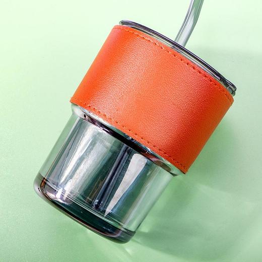 新款批发竹节杯玻璃ins双饮杯咖啡果汁吸管杯家用学生礼品牛奶杯 商品图2