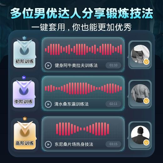 男用Cybercup云锻炼电动锻炼器·降敏训练 商品图4