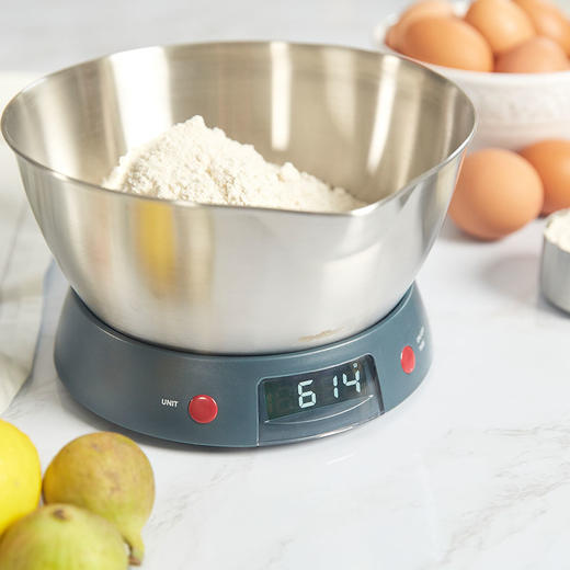 【德国利快】厨房电子秤 配不锈钢盆 商品图3