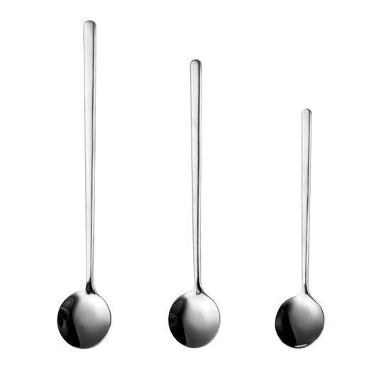 不锈钢勺子高颜值金色咖啡勺甜品勺不锈钢圆勺燕窝勺子蜂蜜勺 商品图4