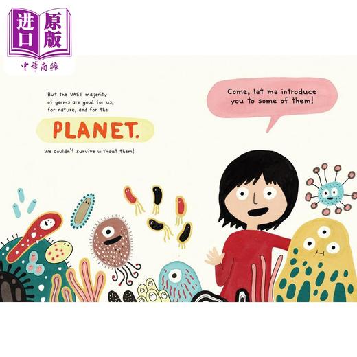 【中商原版】微生物俱乐部 Elise Gravel Club Microbe 英文原版 儿童科普绘本 少儿知识百科图画书 精装进口 自然科学读物 商品图2
