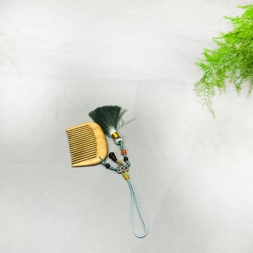 金丝楠木梳挂件 商品图0