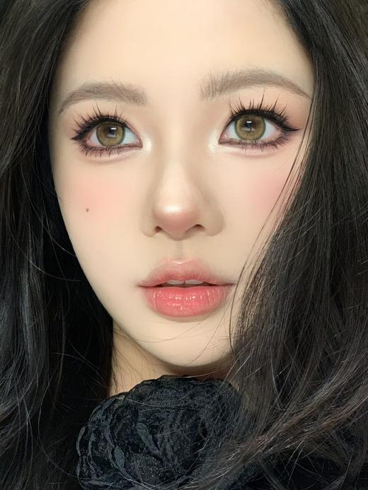 Ginomii旗下 ·可露露&混血爆米花  14.5mm白狮参考着色大直径｜半年抛  2片 商品图3