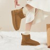 ZHR雪地靴女2023冬季新款加绒加厚短筒面包棉鞋保暖防滑学生短靴 商品缩略图3