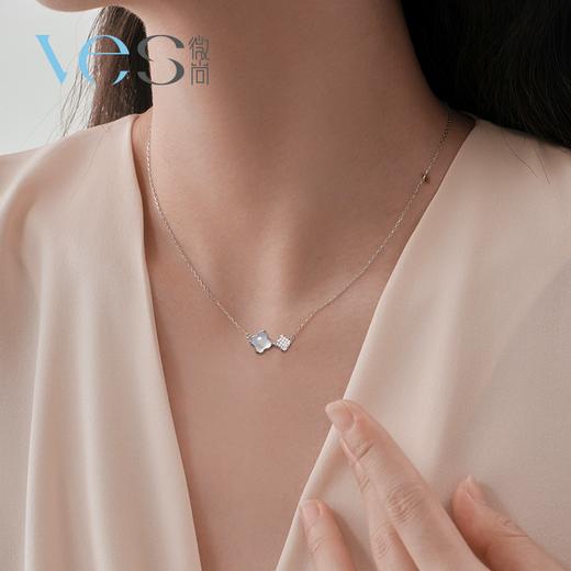 幸运四叶草银925贝壳套链 商品图2