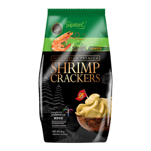 啪啪通虾片（海苔味）85g*4 商品图1