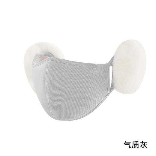 秋冬【女士保暖生活口罩】加绒加厚护耳 防寒防风 显脸小面罩耳罩 商品图9